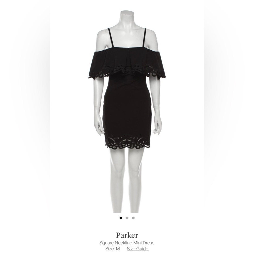 Parker Square neck line mini dress